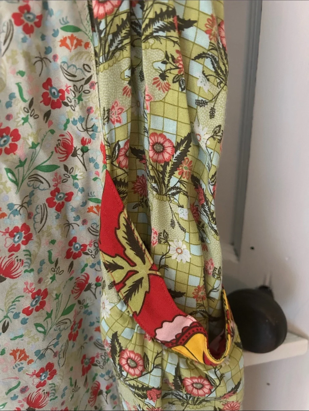 Matilda Jane Fruit Punch Dress Patchwork Sundress in Green and Red girls size 12